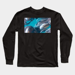 Seamless Abstract Texture Long Sleeve T-Shirt